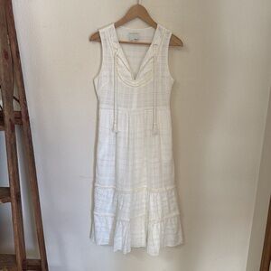 Anthropologie Greylin V-Neck Sleeveless Midi Dress